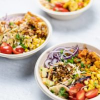 Mucho burrito bowls packed with fresh ingredients