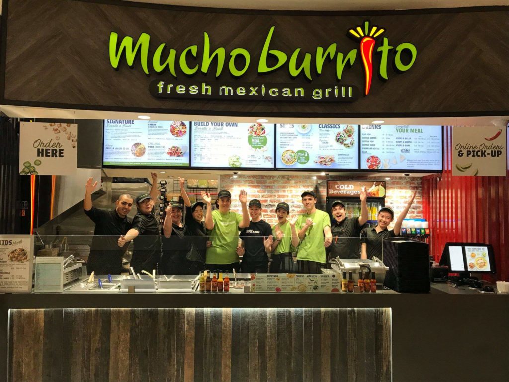 employees at mucho burrito fresh mexican grill